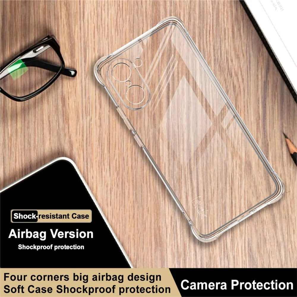 IMAK For OnePlus Nord CE5 5G / Ace 5 Racing 5G Case TPU Phone Cover Airbag Shockproof Protection - Transparent - 6