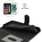 Wallet Case for iPhone SE (2022) / (2020) / 8 / 7 Double Folded Edge Skin Touch PU Leather Flip Phone Cover - Black - 6