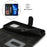 Wallet Case for iPhone 13 Pro Max / 12 Pro Max Double Folded Edge Skin Touch PU Leather Flip Phone Cover - Black - 6