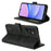 For Samsung Galaxy A15 5G Wallet Case Double Folded Edge Skin Touch PU Leather Flip Phone Cover - Black - 3
