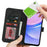 For Samsung Galaxy A15 5G Wallet Case Double Folded Edge Skin Touch PU Leather Flip Phone Cover - Black - 4