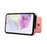 For Samsung Galaxy A36 5G Case Card Holder Kickstand Leather + TPU Phone Cover with Shoulder Strap - Pink - 4