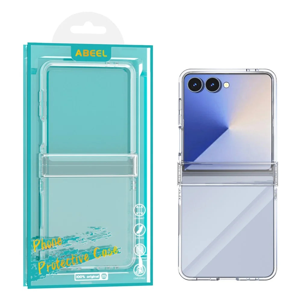 For Samsung Galaxy Z Flip7 5G Case Anti-Drop Transparent Hard PC Phone Cover - 6