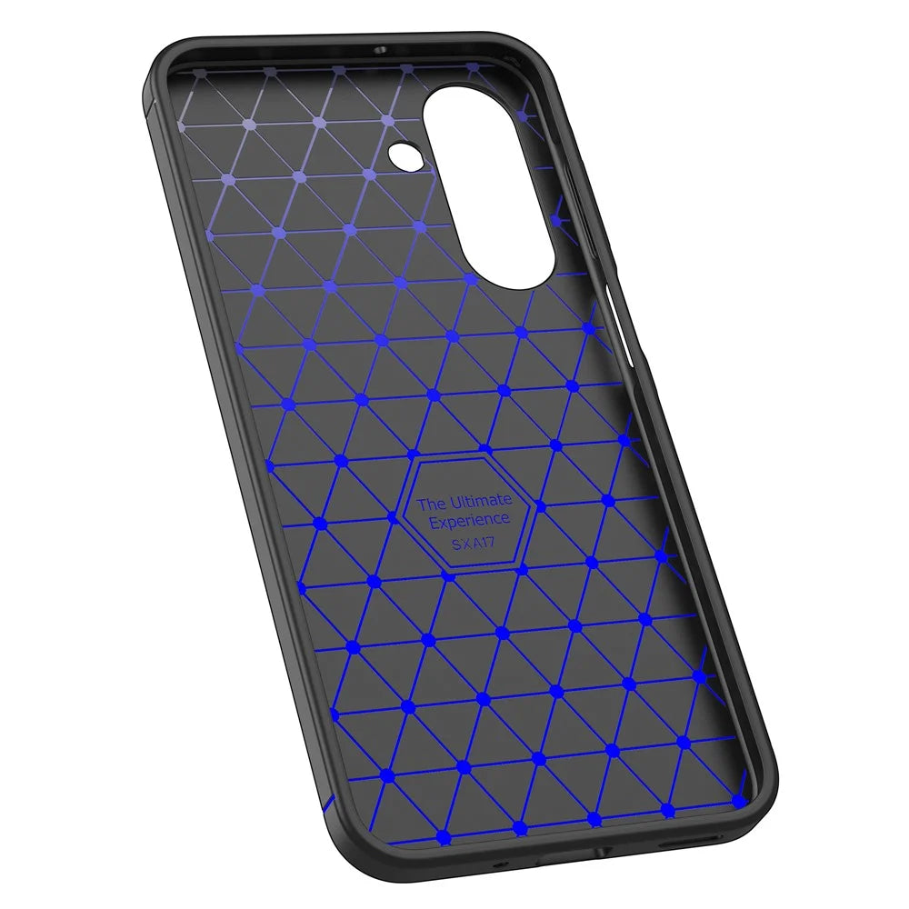 For Samsung Galaxy A18 5G / A18 4G / A17 5G / A17 4G Case Litchi Texture TPU Flexible Phone Cover, Black - 4