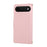 For iPhone Air Case Zipper Wallet Leather Phone Cover with Wrist Strap - Pink - 6