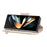 For Samsung Galaxy Z Fold7 5G Case Zipper Wallet Leather Phone Cover with Wrist Strap - Beige - 4