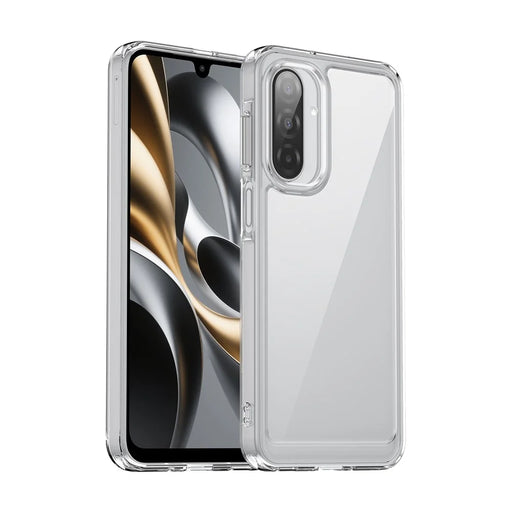 WANLONFENG For Samsung Galaxy A17 5G / A17 4G Case  MF Series TPU Acrylic Clear Phone Cover with Tempered Glass Film - Transparent - 2