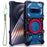 For Nothing Phone (3a) Bumper Case Kickstand Aluminum Alloy Magnetic Phone Cover with Wrist Strap - Black - 1