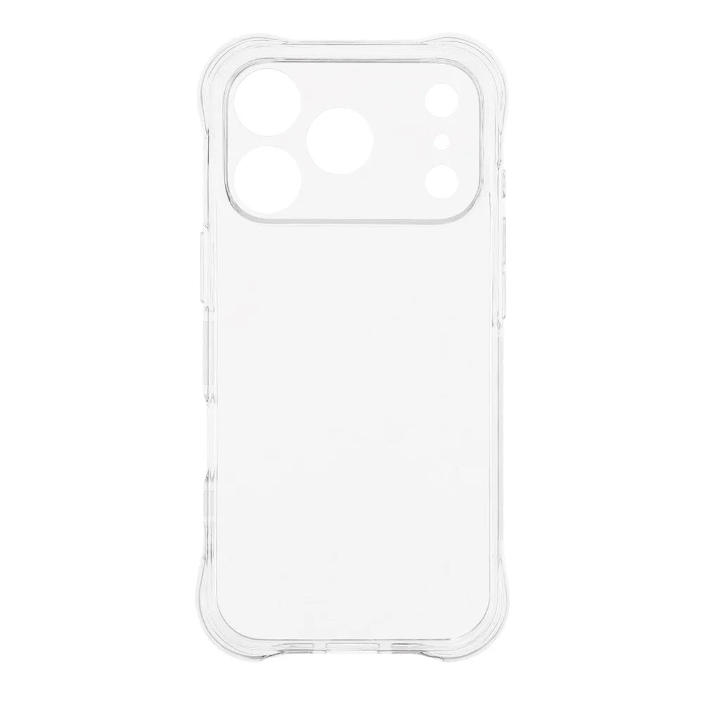 For iPhone 17 Pro Case 2.0mm TPU Clear Phone Cover with Tempered Glass Screen Protector - 2