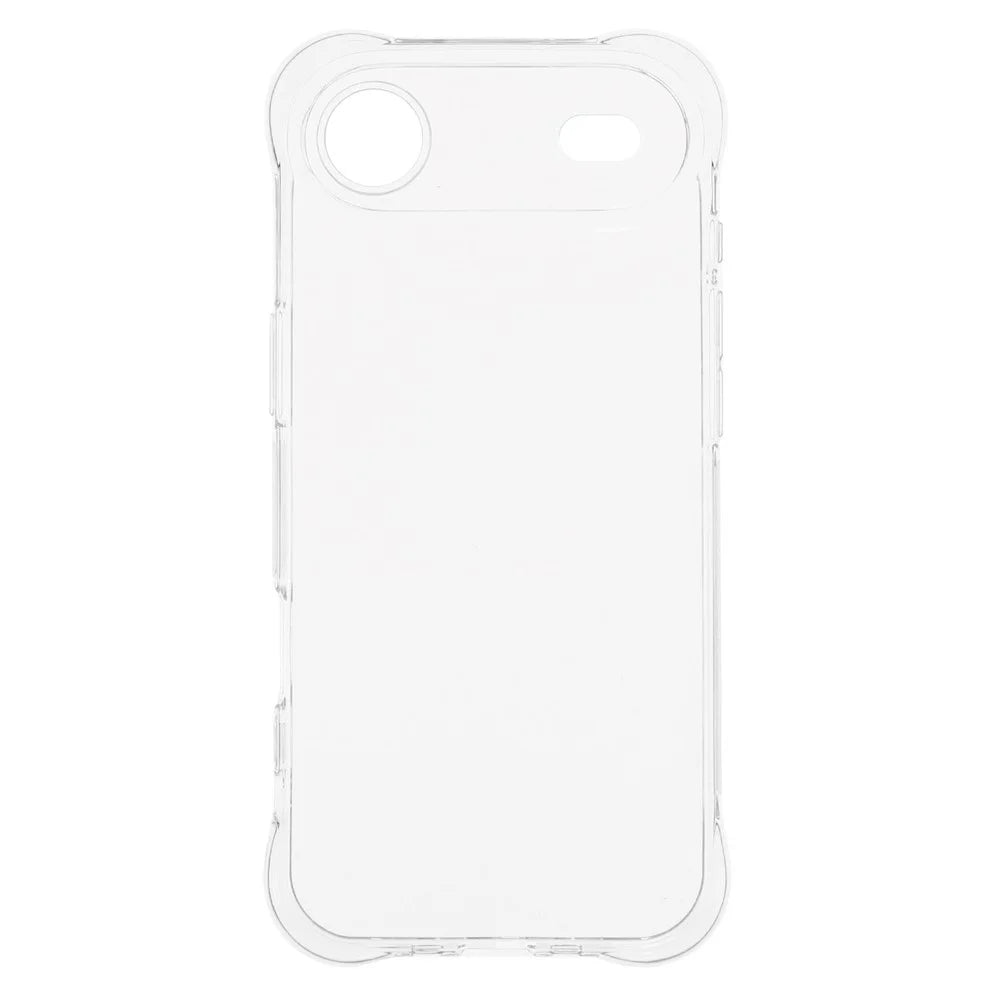 For iPhone Air Case 2.0mm TPU Clear Phone Cover with Tempered Glass Screen Protector - 2
