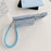 For Samsung Galaxy S25 Ultra Case Card Holder Mirror Snake Texture PU + PC Back Cover with Lanyard - Light Pink - 5
