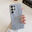 For Samsung Galaxy S25 Ultra Case Gold Thread Lacquered Snake Texture PU + PC Phone Back Cover - Blue - 2