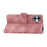 For iPhone 17 Case Flower Pattern PU Leather Wallet Phone Cover with Strap - Pink - 3