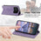 For iPhone 18 Pro / 17 Pro Wallet Case RFID Blocking PU Leather Phone Cover - Purple - 3