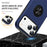 For iPhone 18 Pro Max / 17 Pro Max Case PC + TPU Phone Cover with Rotatable Ring Holder - Blue - 3