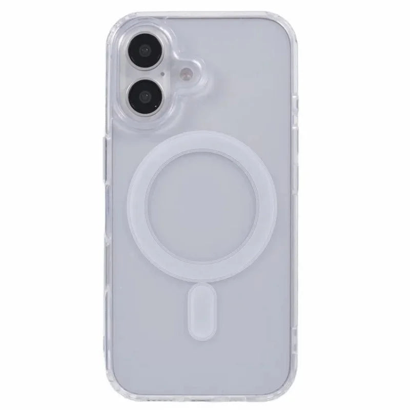 WANLONFENG For iPhone 16 Clear Case Compatible with MagSafe  LM2 Series Phone Cover (Big Lens Hole) - Transparent - 1