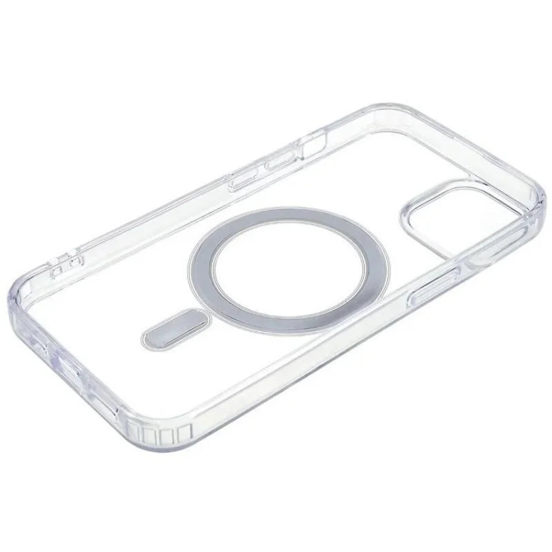WANLONFENG For iPhone 14 Clear Case Compatible with MagSafe  LM2 Series Phone Cover (Big Lens Hole) - Transparent - 5