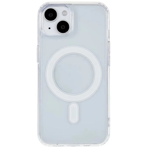 WANLONFENG For iPhone 13 6.1 inch Clear Case Compatible with MagSafe  LM2 Series Phone Cover (Big Lens Hole) - Transparent - 1