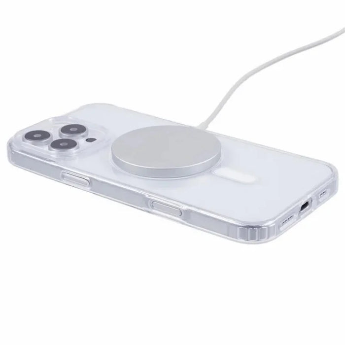 WANLONFENG For iPhone 16 Pro Max Clear Case Compatible with MagSafe  LM2 Series Phone Cover (Big Lens Hole) - Transparent - 4