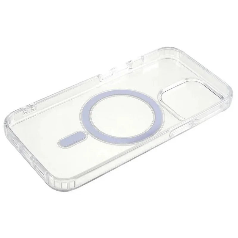 WANLONFENG For iPhone 13 Pro 6.1 inch Clear Case Compatible with MagSafe  LM2 Series Phone Cover (Big Lens Hole) - Transparent - 5
