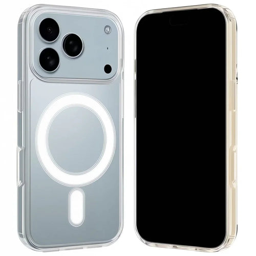 WANLONFENG For iPhone 17 Pro Max Clear Case Compatible with MagSafe  LM2 Series Phone Cover (Big Lens Hole) - Transparent - 1