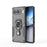 WANLONFENG For OnePlus Nord 4 Phone Case  PC TPU Back Cover Kickstand with Tempered Glass - Black - 2