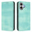 For iPhone 17 Wallet Cases Retro Texture RFID Blocking Leather Phone Cover - Mint Green - 1