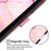 For iPhone 17 Case with Strap Marble Pattern Leather Phone Cover Card Holder - Pink / Purple / Gold LS001 - 2