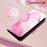 For iPhone 17 Case with Strap Marble Pattern Leather Phone Cover Card Holder - Pink / Purple / Gold LS001 - 7