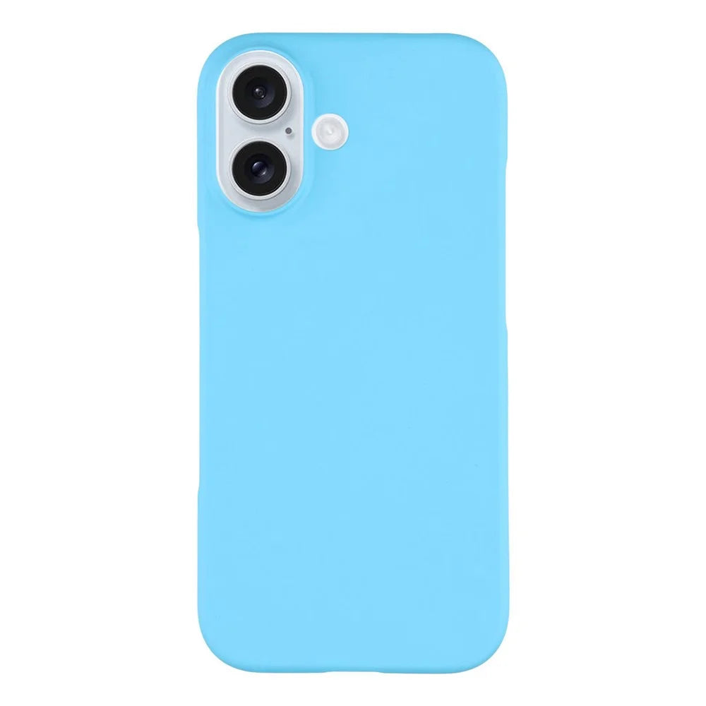 For iPhone 17 Case Hard PC Drop Proof Frosted Minimalist Phone Cover - Sky Blue - 1