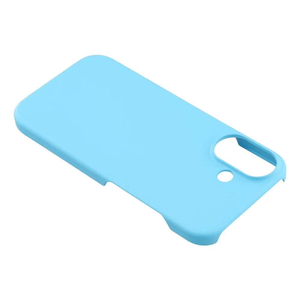 For iPhone 17 Case Hard PC Drop Proof Frosted Minimalist Phone Cover - Sky Blue - 4