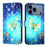 For iPhone 18 Pro / 17 Pro Leather Case Pattern Printing Wallet Stand Mobile Cover with Strap - Golden Butterflies - 1