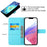 For iPhone 18 Pro / 17 Pro Leather Case Pattern Printing Wallet Stand Mobile Cover with Strap - Golden Butterflies - 3