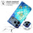For iPhone 18 Pro / 17 Pro Leather Case Pattern Printing Wallet Stand Mobile Cover with Strap - Golden Butterflies - 4