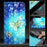For iPhone 18 Pro / 17 Pro Leather Case Pattern Printing Wallet Stand Mobile Cover with Strap - Golden Butterflies - 5