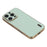 KADEM For iPhone 16 Pro Case Electroplating Silk Texture PU + TPU Phone Back Cover - Green - 5