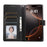 For iPhone 18 Pro / 17 Pro Case Wallet Stand View PU Leather Phone Cover with Wrist Strap - Black - 3