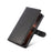 For iPhone 18 Pro / 17 Pro Case Wallet Stand View PU Leather Phone Cover with Wrist Strap - Black - 6
