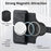 CASENEO For vivo iQOO Neo7 5G Case  MW-02 Detachable Magnetic Leather Flip Phone Cover - Black - 7