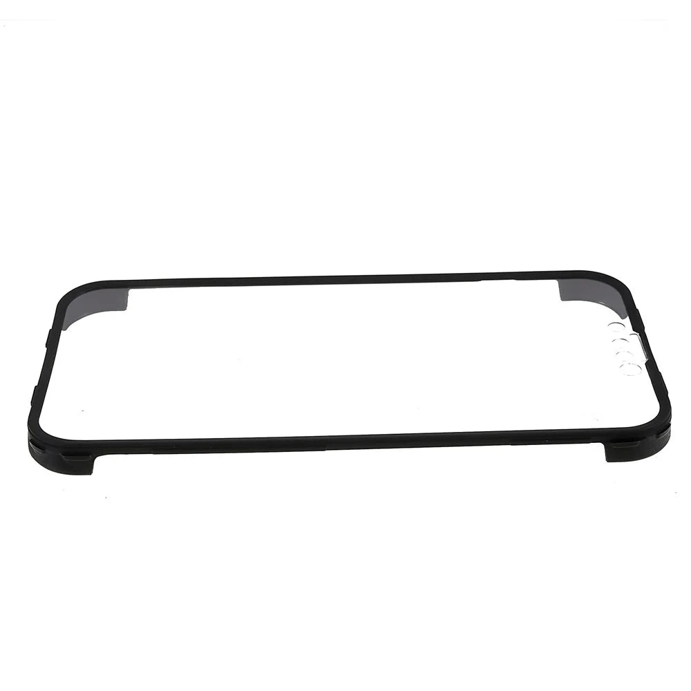 For iPhone 14 Drop-proof Phone Case Camera Lens Protection PET Screen Film + Acrylic + TPU Mobile Phone Cover - Black - 7