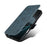 DENIOR B06 For iPhone 16 Case Magnetic Detachable Wallet Stand Leather + TPU Phone Cover - Blue - 5