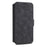 DENIOR B07 For iPhone 16 Case Leather + PC Magnetic Detachable Wallet Phone Cover - Black - 6