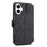 DENIOR B07 For iPhone 16 Case Leather + PC Magnetic Detachable Wallet Phone Cover - Black - 7