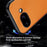 For Google Pixel 9a Case PU Leather Coated PC + TPU Anti-Drop Phone Cover - Orange - 2