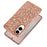 For Samsung Galaxy S25 Edge Case TPU + PC Sparkling Glitter Phone Back Cover - Rose Gold - 2
