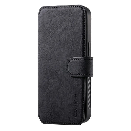 CASENEO For iPhone XS Max 6.5 inch Magnetic Case  Detachable Leather Phone Wallet Cover - Black - 2