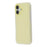 For iPhone 16 Case 2 in 1 PC + TPU Frosted Phone Case Large Camera Cutout - Yellow - 4
