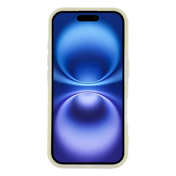 For iPhone 17 Case 2 in 1 PC + TPU Frosted Phone Case Large Camera Cutout - Yellow - 2