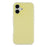 For iPhone 17 Case 2 in 1 PC + TPU Frosted Phone Case Large Camera Cutout - Yellow - 3