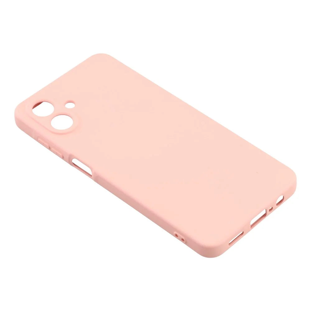 For Samsung Galaxy A08 5G / A08 4G / A07 4G Case Arc Edge 2.0mm TPU Protective Phone Cover - Pink - 3